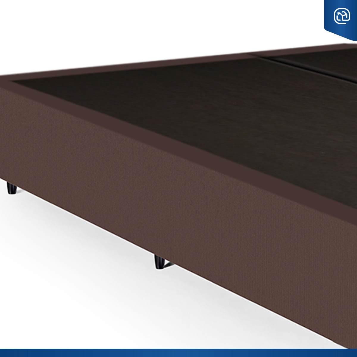 Kit Cama Box + Colchão Mola Bonnel King 1,98m - Preto foto 4