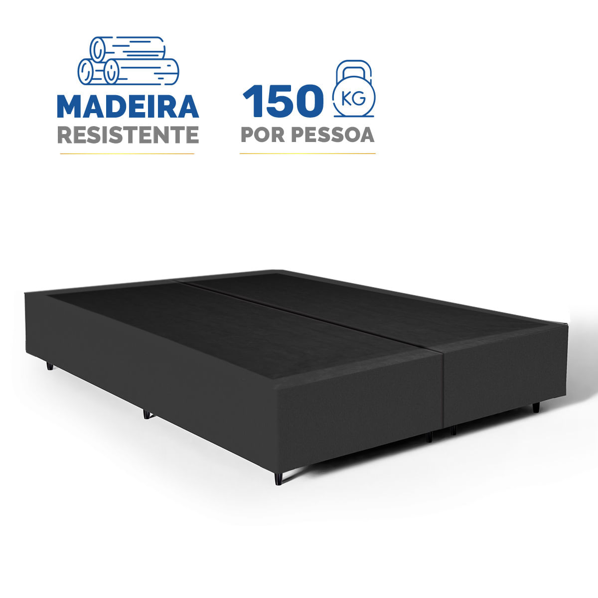 Cama Box Bipartida Queen 158cm foto 2
