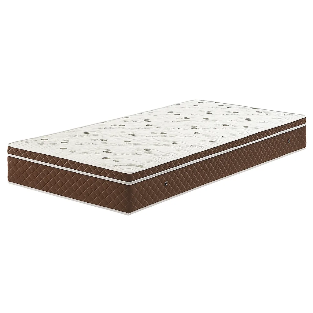 Colchão Mola Bonnel Solteiro 0,88 24cm - Marrom
